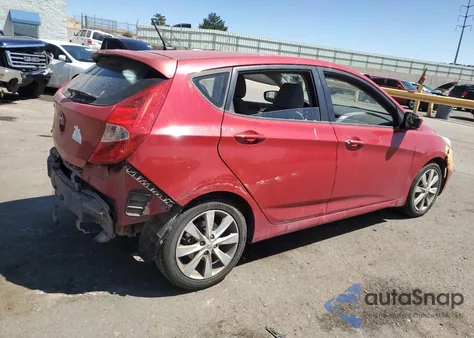 2012 Hyundai Accent Gls from USA, damaged, VIN KMHCU5AE5CU027308